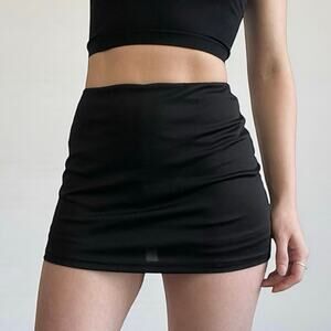 Black Mini Skort